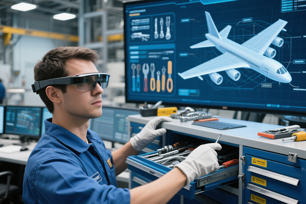 飞机制造车间深度观察:可穿戴RFID与智能工具柜的联动作业 2 4.11 8