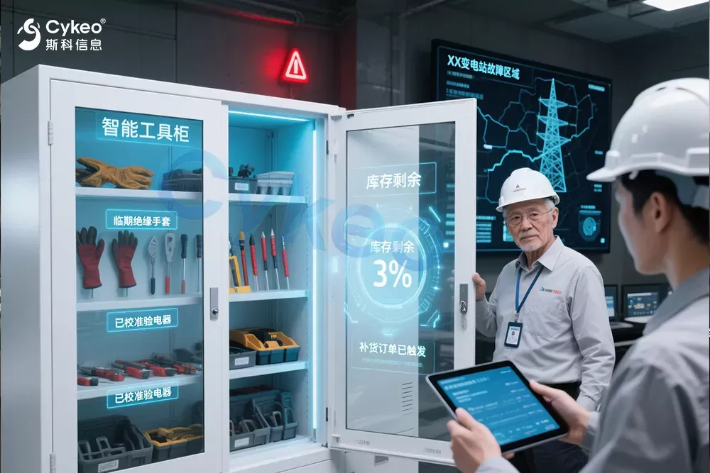 电力仓库5000件工具用完自动补货，老仓管面临失业...