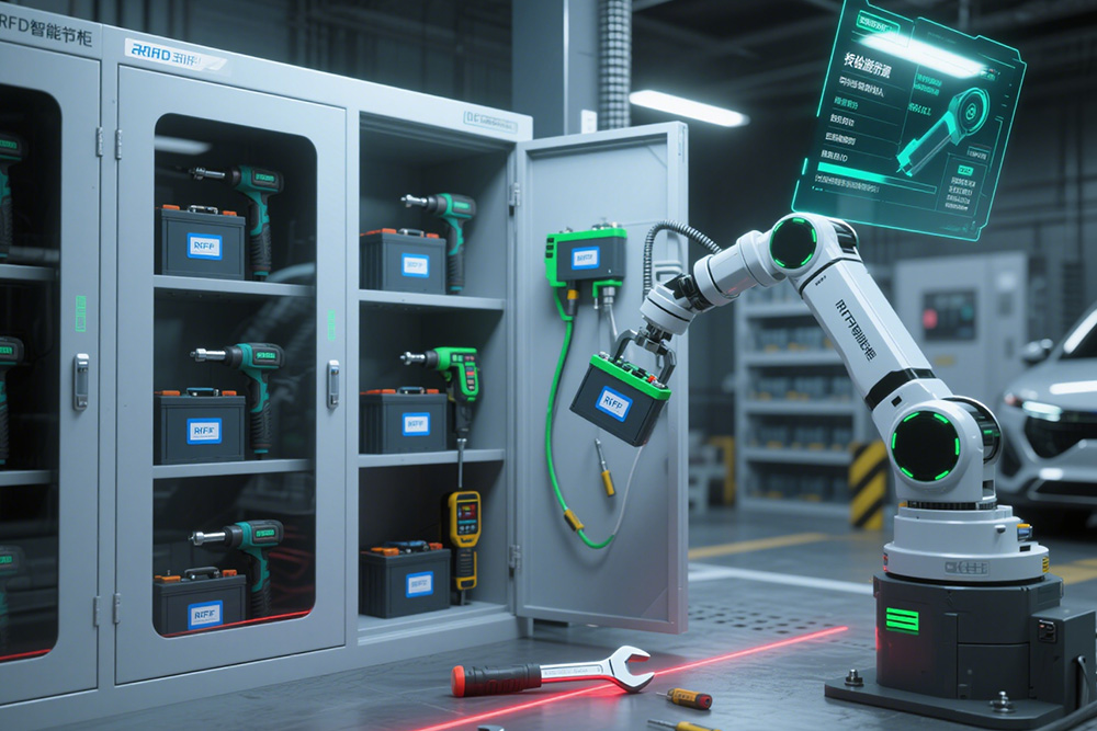 新能源汽车换电站标配：RFID智能柜如何实现电池拆...