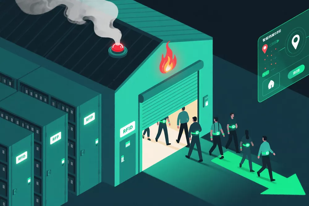 ​​档案库房如何通过RFID门禁系统联动消防预警？​​