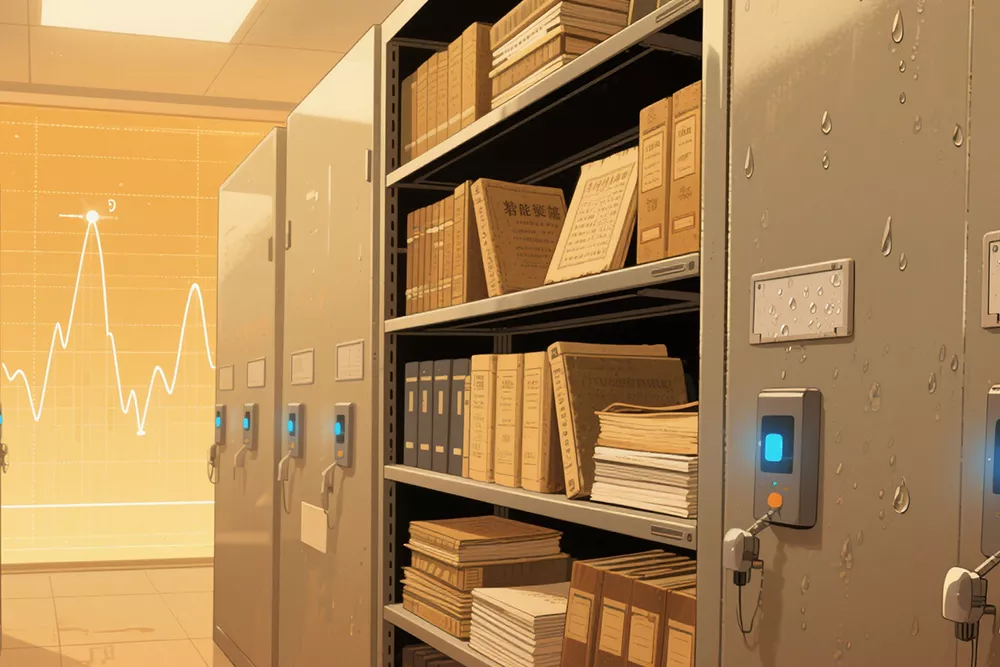 ​​RFID智能档案柜的温湿度监控功能如何延长纸质档...