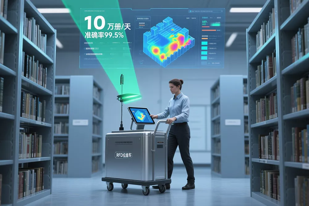 RFID图书盘点车如何将传统盘点效率提升10倍以上？