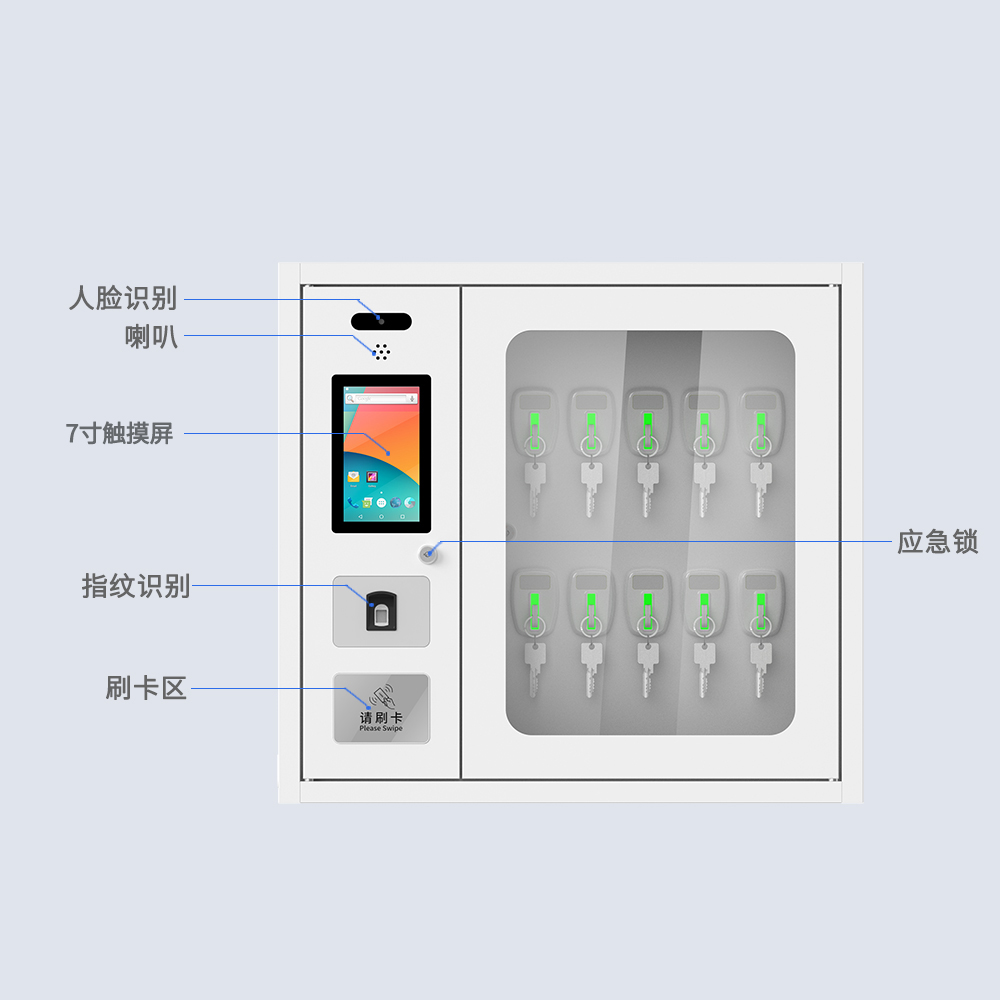 CK-GYC10 插槽式RFID钥匙柜（images 2）