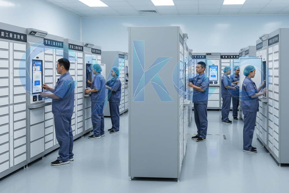 智能工厂更衣区推荐安装哪类RFID智能储物柜？选型...